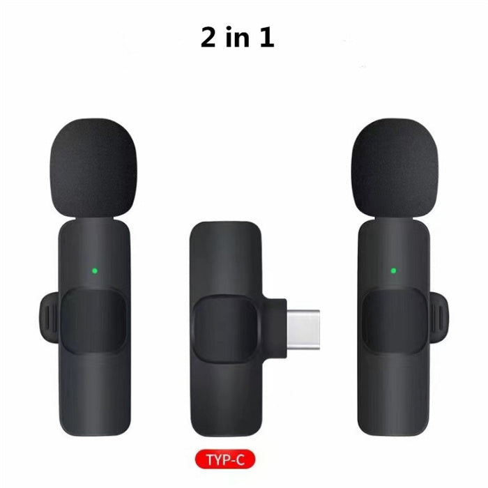 Wireless Lavalier Microphone Portable