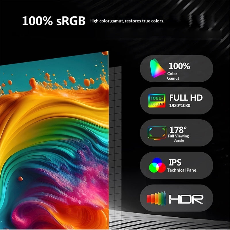 Portable Office Monitor With High Definition And Wide Color Gamut